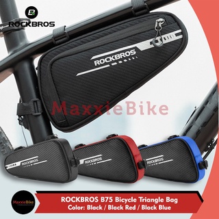 ROCKBROS B75 Tas Frame Sepeda-Bike Bag Reflective Bicycle Tube Triangle 1.2L 3013007500