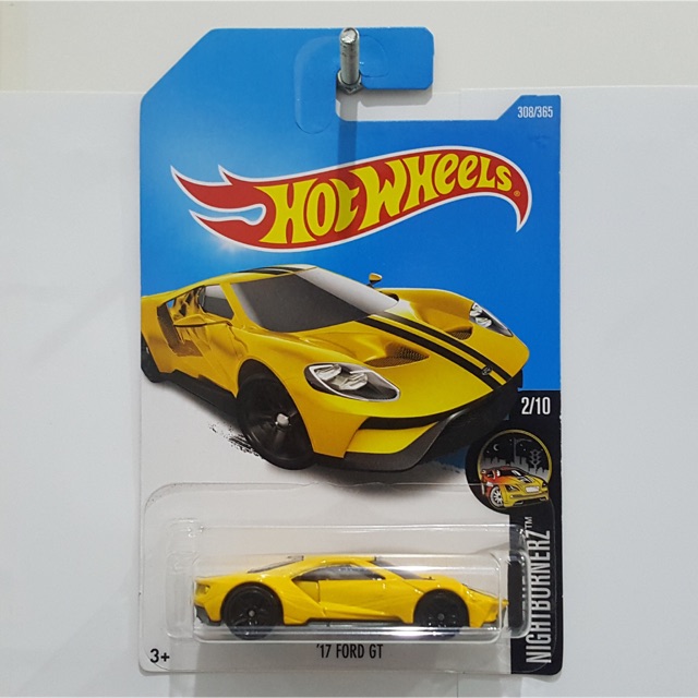Hotwheels - 17 Ford GT Yellow