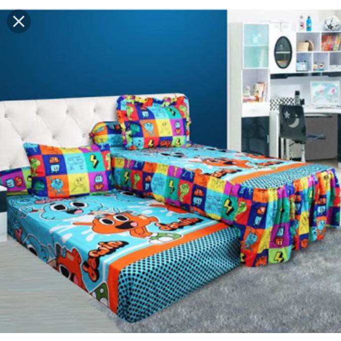 Sprei Sorong, Sprei California Duo Sorong Gumball & Darwin 120X200 ,Karakter