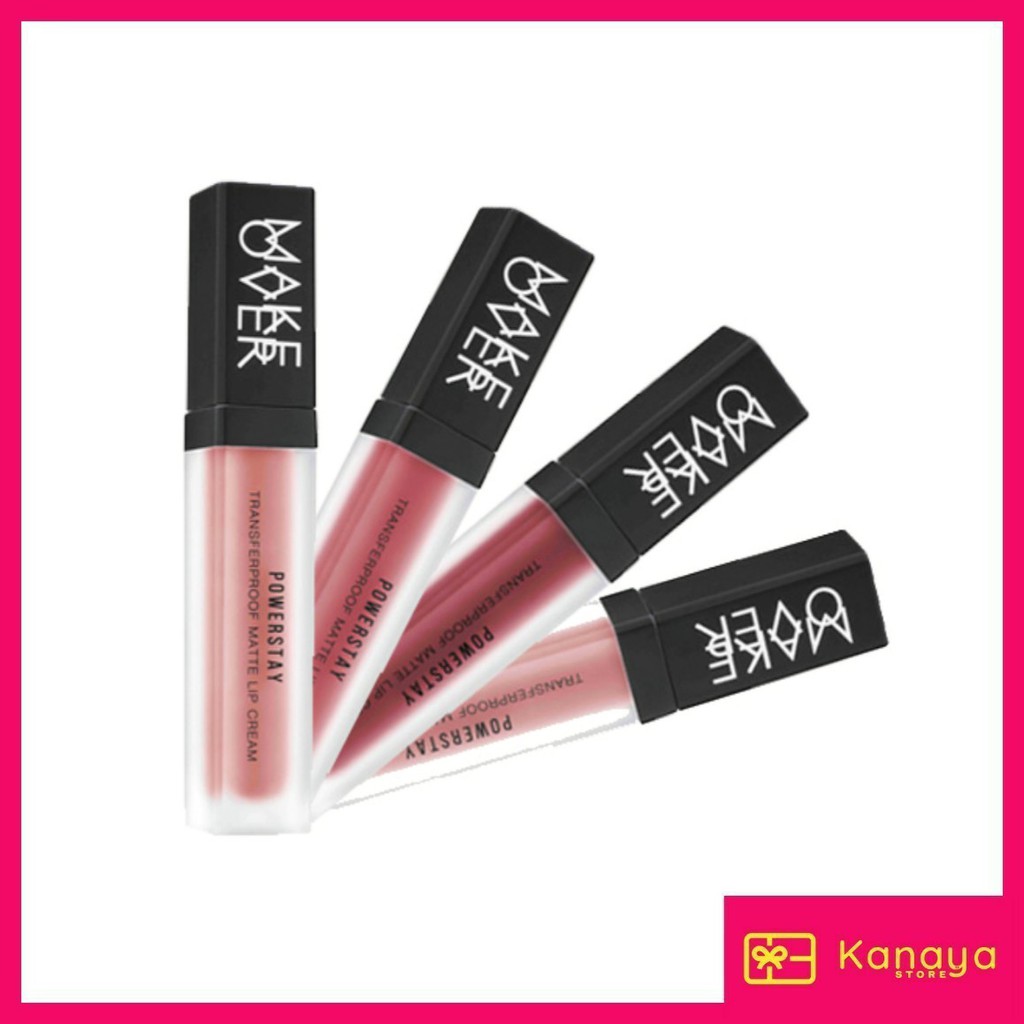 (BISA COD) Make Over Powerstay Transferproof Matte Lip Cream