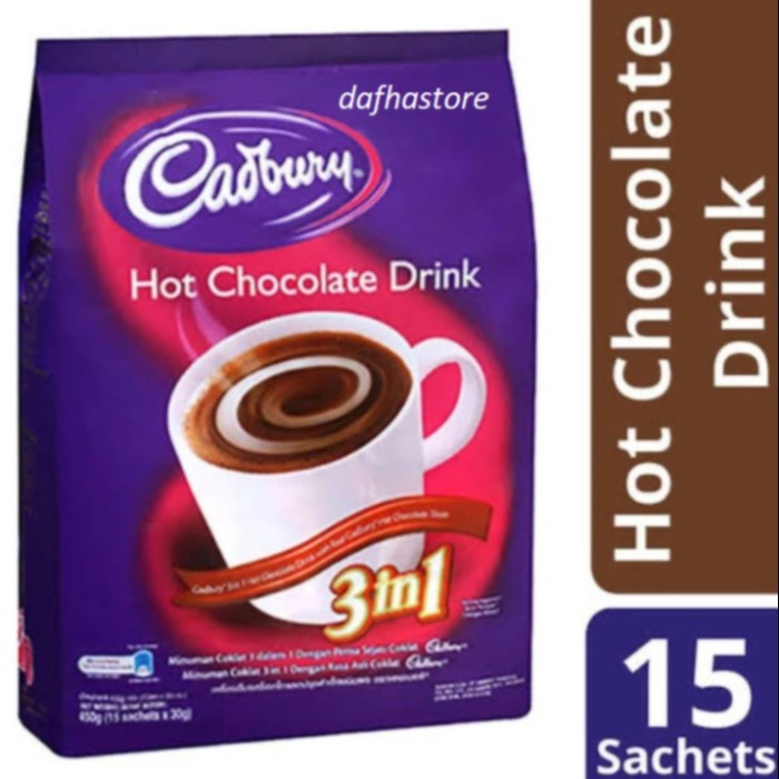 

02 Cadbury Hot Chocolate Drink 3 In 1 450G. Ds51Ghg