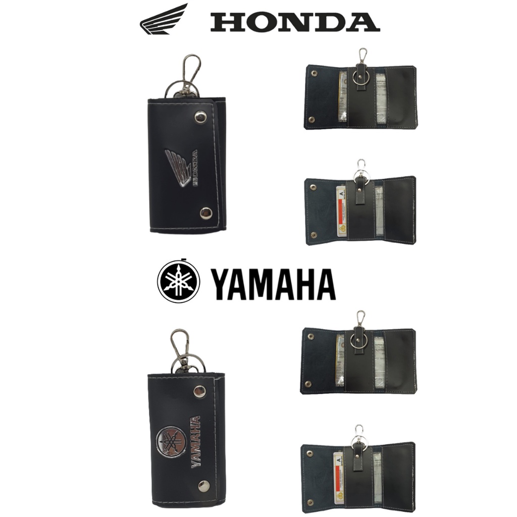 Dompet Gantungan Kunci Mobil dan Motor STNK Model Simple Terbaru Kekinian Kualitas Distro Harga Murah Bahan Kulit Sintetis