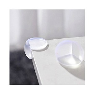 Silikon Oval Transparan Pengaman Sudut Meja (Corner Of The Table Safety Protection Cap)