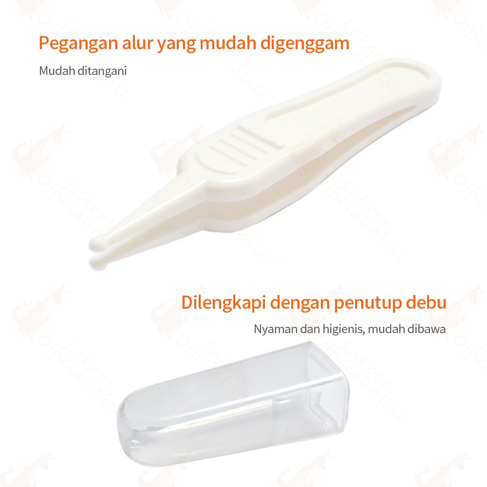 Lakooe Baby nose picker portabel Jepitan pembersih hidung dan upil bayi 1pcs