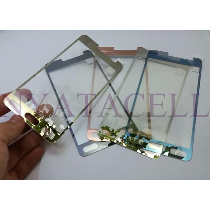 NEW TEMPERED GLASS MIRROR SAMSUNG GRAND PRIME /PLUS (ANTI GORES KACA)WARNA - HITAM MILENIA