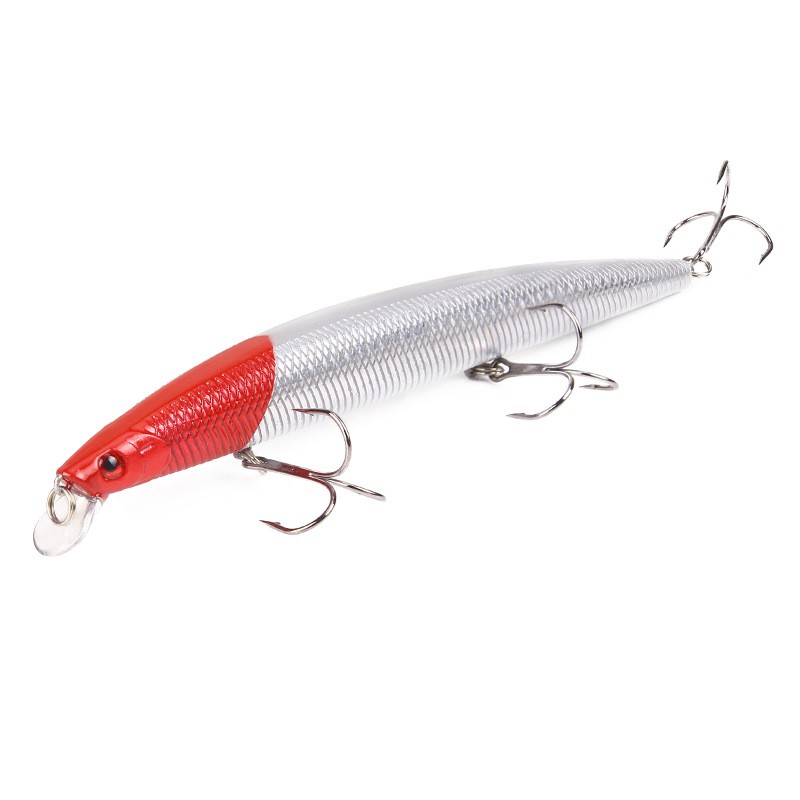 Shengyao 1Pcs Minnow Umpan Pancing 18cm/23g Swimbait Fishing Lure Ikan Bass Bait Floating Kail Artificial Bait Tackle