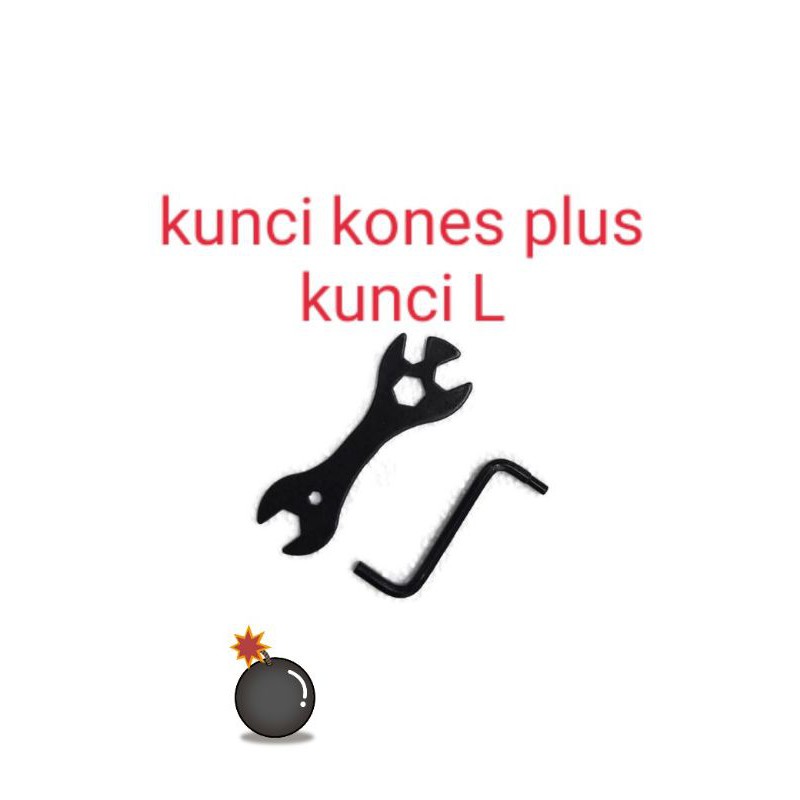 Kunci kones cones pas Kones kunci L kunci hub tipis