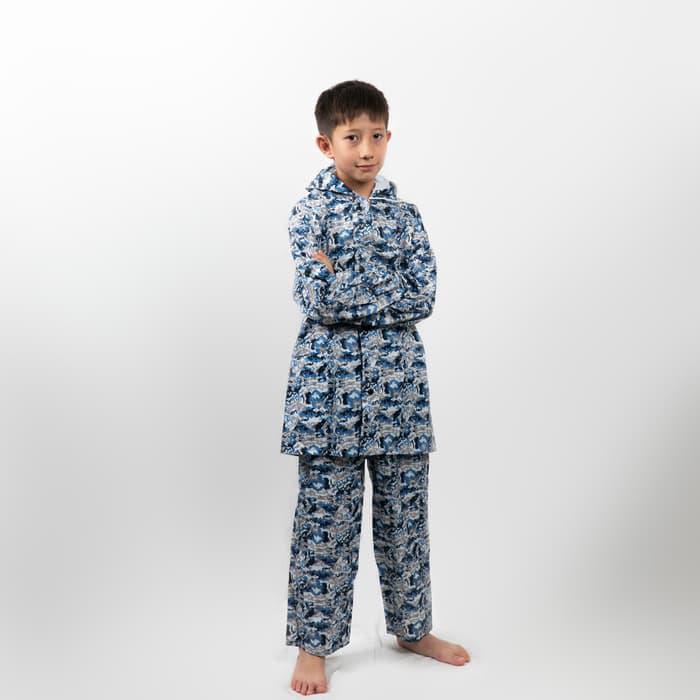 Jas Hujan Anak Jaket Celana Army - 5531 - Hijau