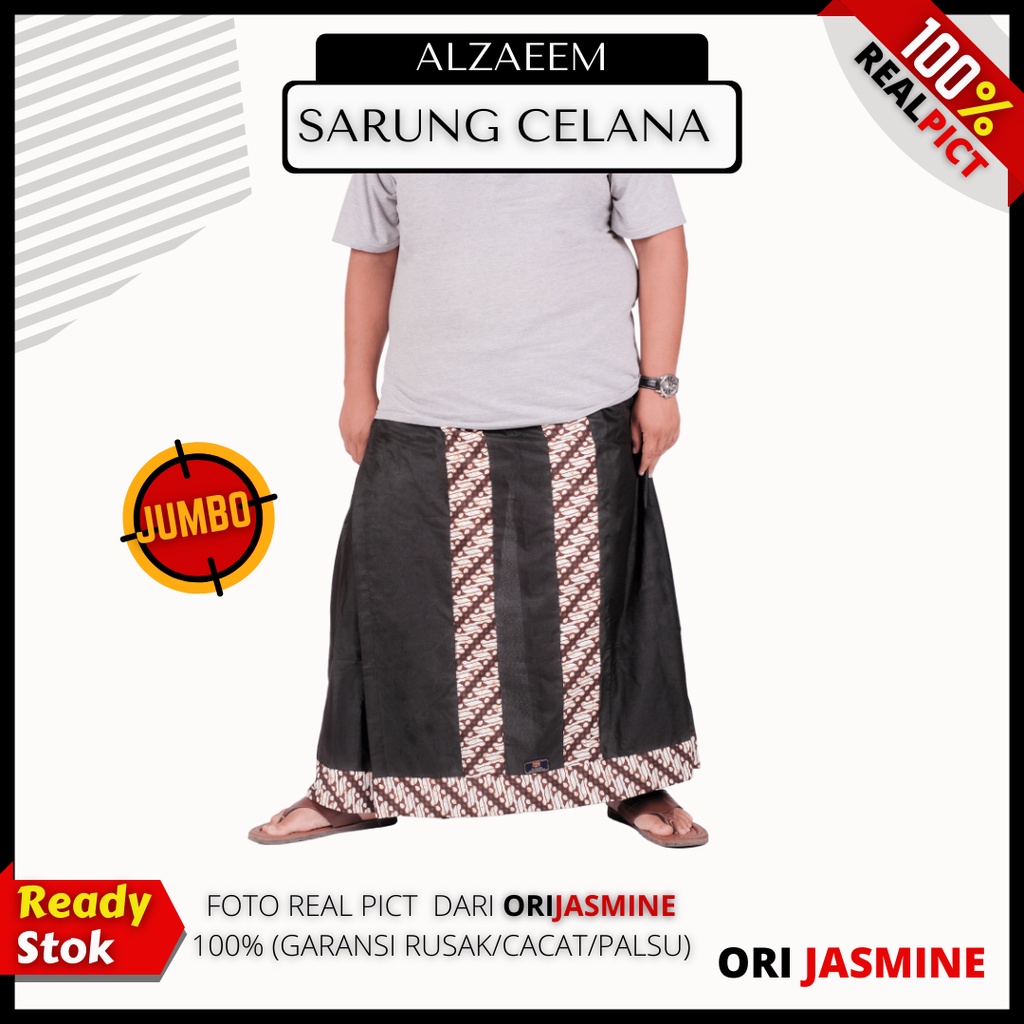 Sarung Celana Dewasa Jumbo Pria list batik 2 orijasmine