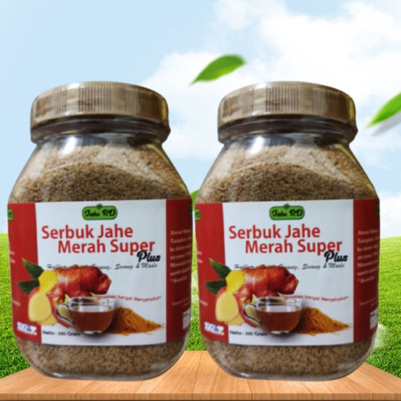 Serbuk Jahe Merah Instan 330 gram / Kunyit Putih / Temulawak  RD 330 gram