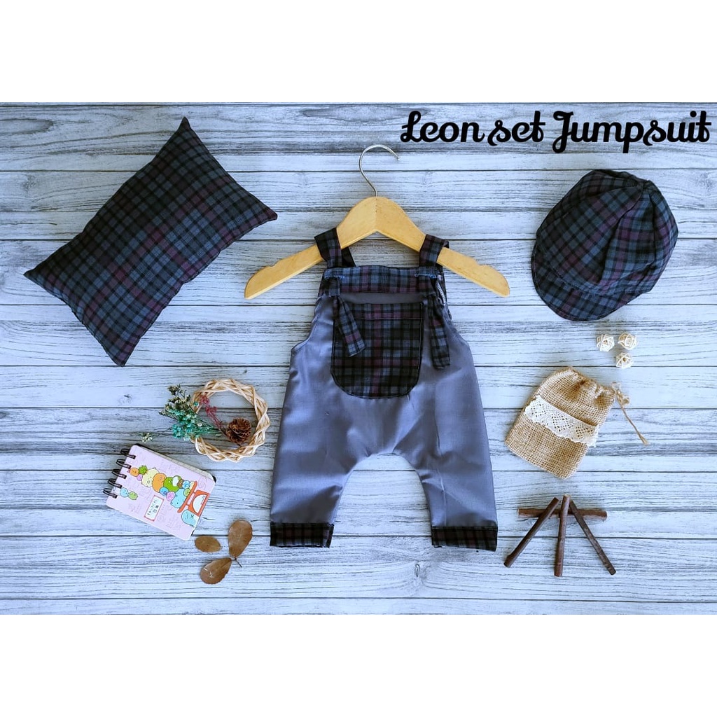 Jumpsuit Leon Set Anak Unik/Jumpsuit Anak