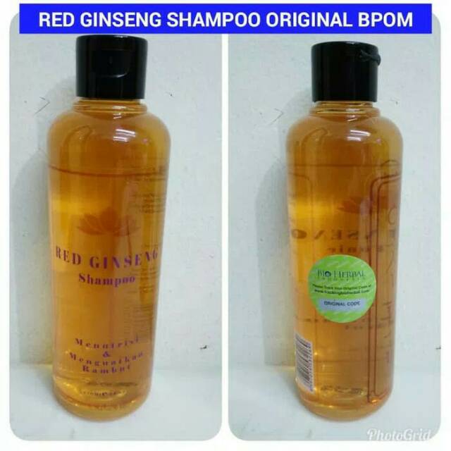 PAKET RED GINSENG SHAMPOO + HAIR TONIC BPOM ORIGINAL PENUMBUH RAMBUT