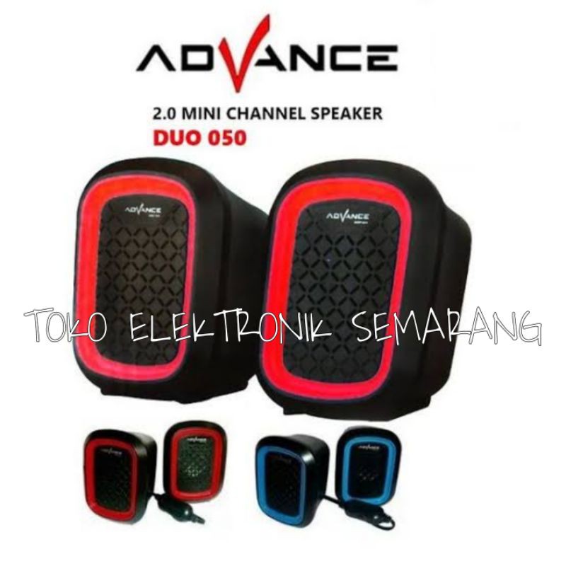 ADVANCE MINI DIGITAL SPEAKER DUO 050 USB PC LAPTOP SUPER BASS