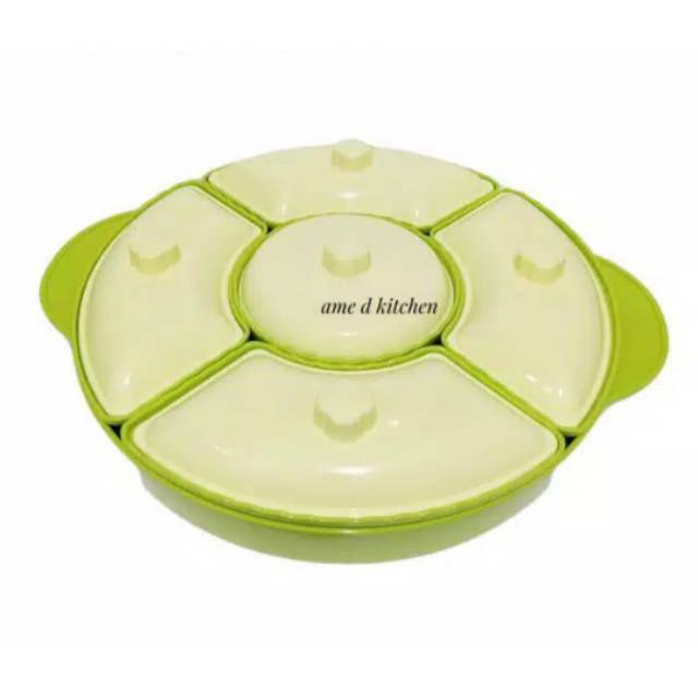 Prasmanan Bulat Golden Sunkis Hijau