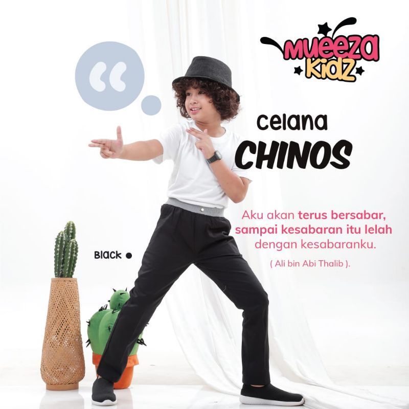 CELANA CHINOS ANAK DAN DEWASA BY MUEEZA KIDS | CELANA PANJANG ANAK BAHAN AMERICAN DRILL