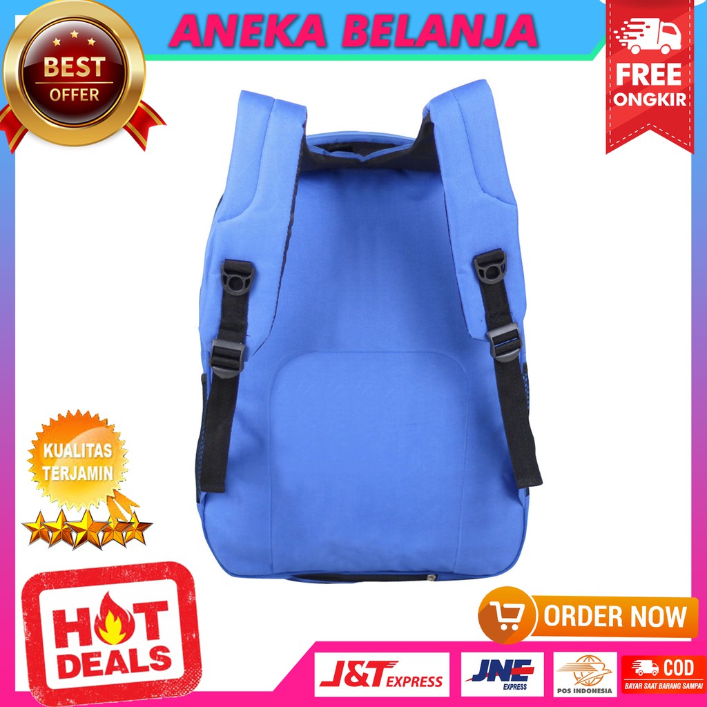 Tas Polo Kecil D300 Biru Fashionable Berkualitas Kece Kekinian Casual Tas Sekolah SD SMP SMA Stylish