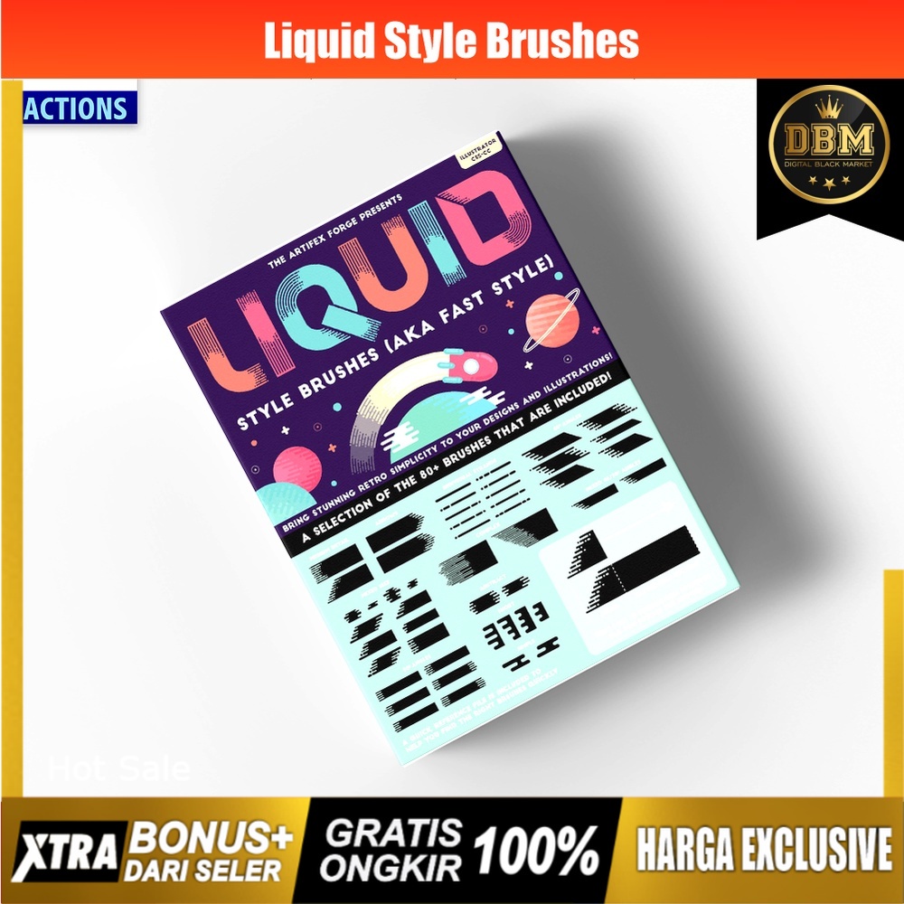 Liquid Style Brushes - Adobe Illustrator