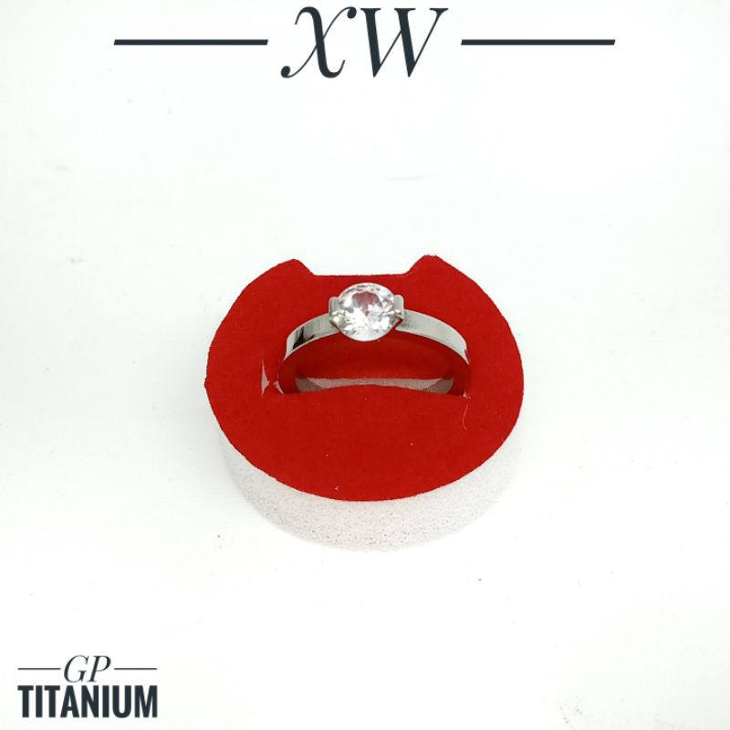 Cincin Titanium Silver CC578