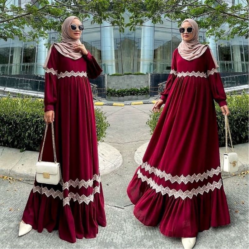 Baju Gamis Wanita Remaja Dan Dewasa Baju Pesta Wanita Baju Lebaran