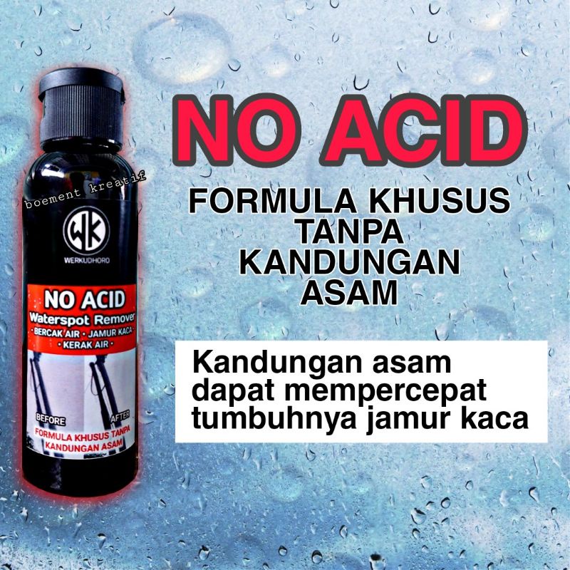 Pembersih jamur kaca mobil / penghilang  jamur kaca NO ACID efek daun talas / pembersih kaca semua jenis kaca