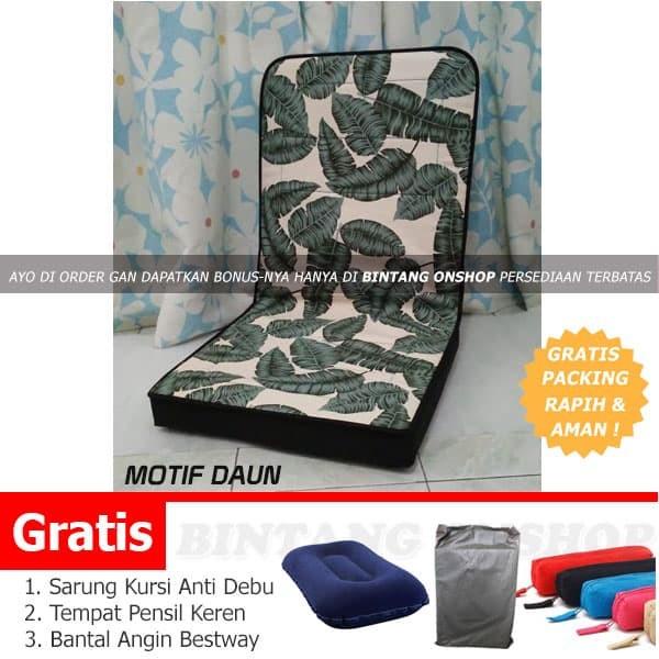 Berma | Kursi Lesehan Motif / Lipat / Lantai / Malas / Kost / Travel Pillow