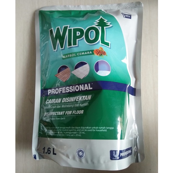 Karbol- Wipol Pembersih Lantai Profesional 1,6 L -Karbol.