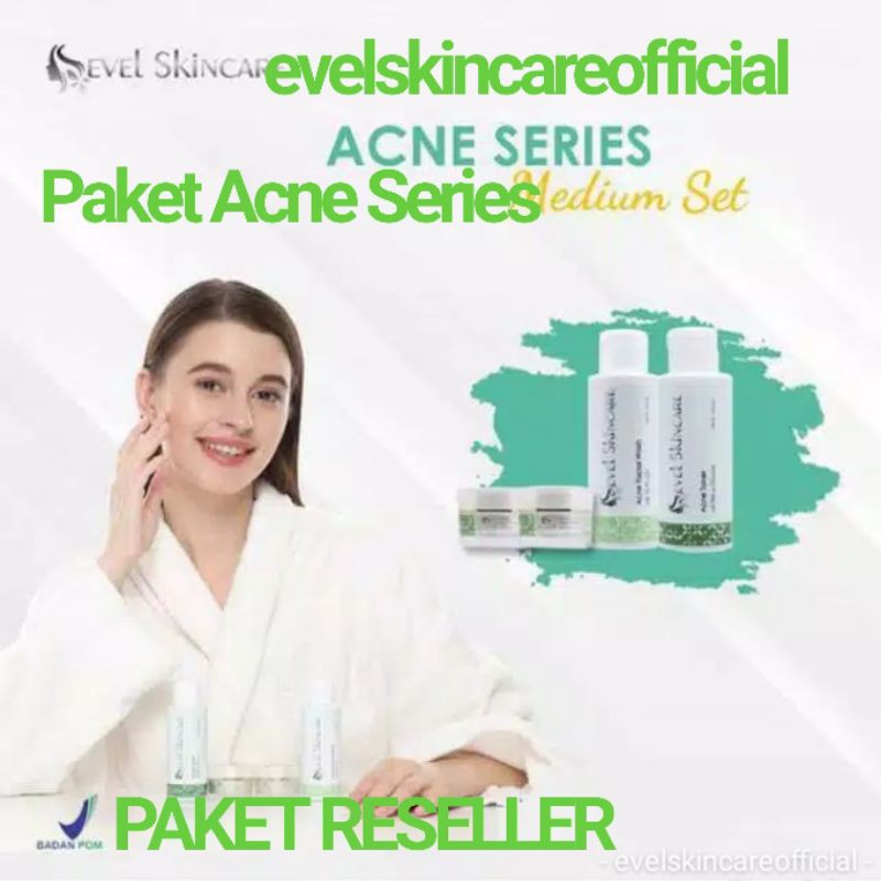 Evel Skincare Paket Acne Series