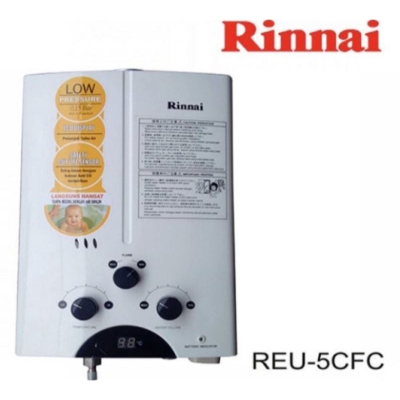 RINNAI WATER HEATER GAS REU 5 CFC / WATER HEATER GAS RINNAI REU 5 CFC