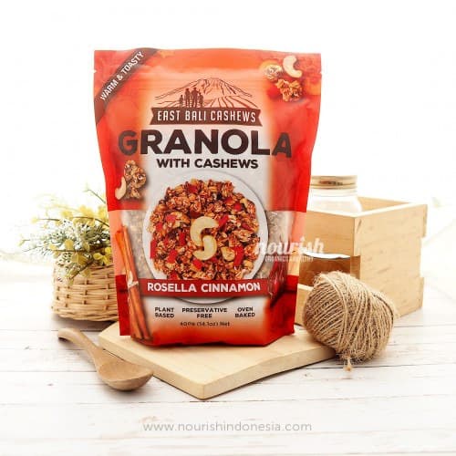 

Jual East Bali Cashew, Granola Rosella Cinnamon 400Gr