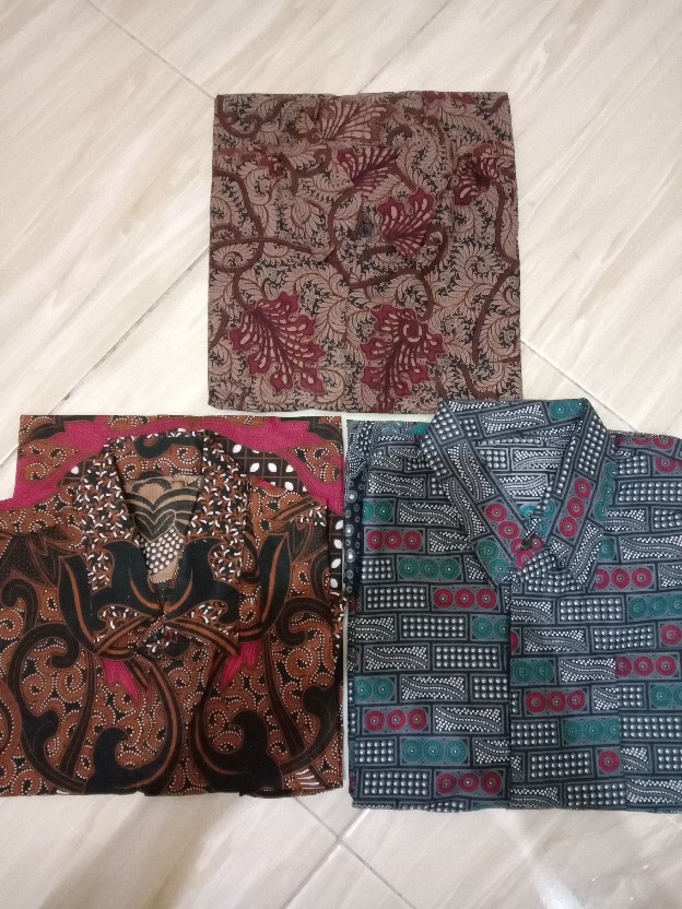 Size M L Xl Xxl Bswart Batik Hrb026 Kenongo Hem Batik Tirta Merah Kemeja Batik Pria