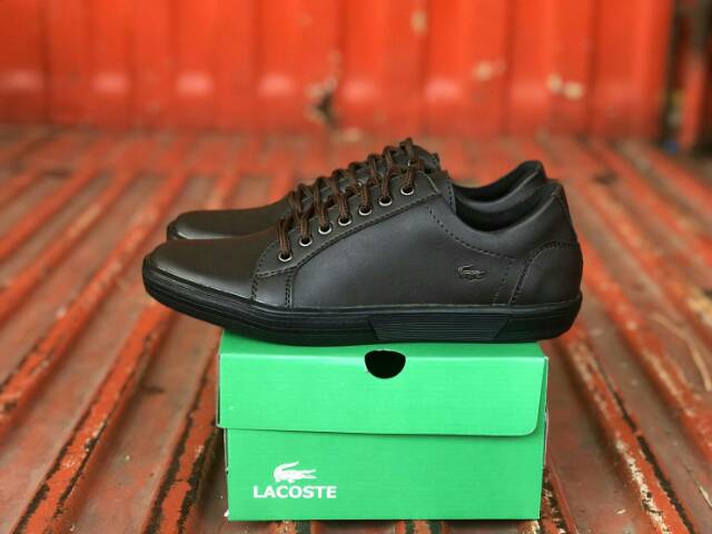 Sepatu Cowok Pria Lacoste Casual FIrmal Slop Slip On Fashion Pria Santai Nyaman NgemOL HangOut 39-43