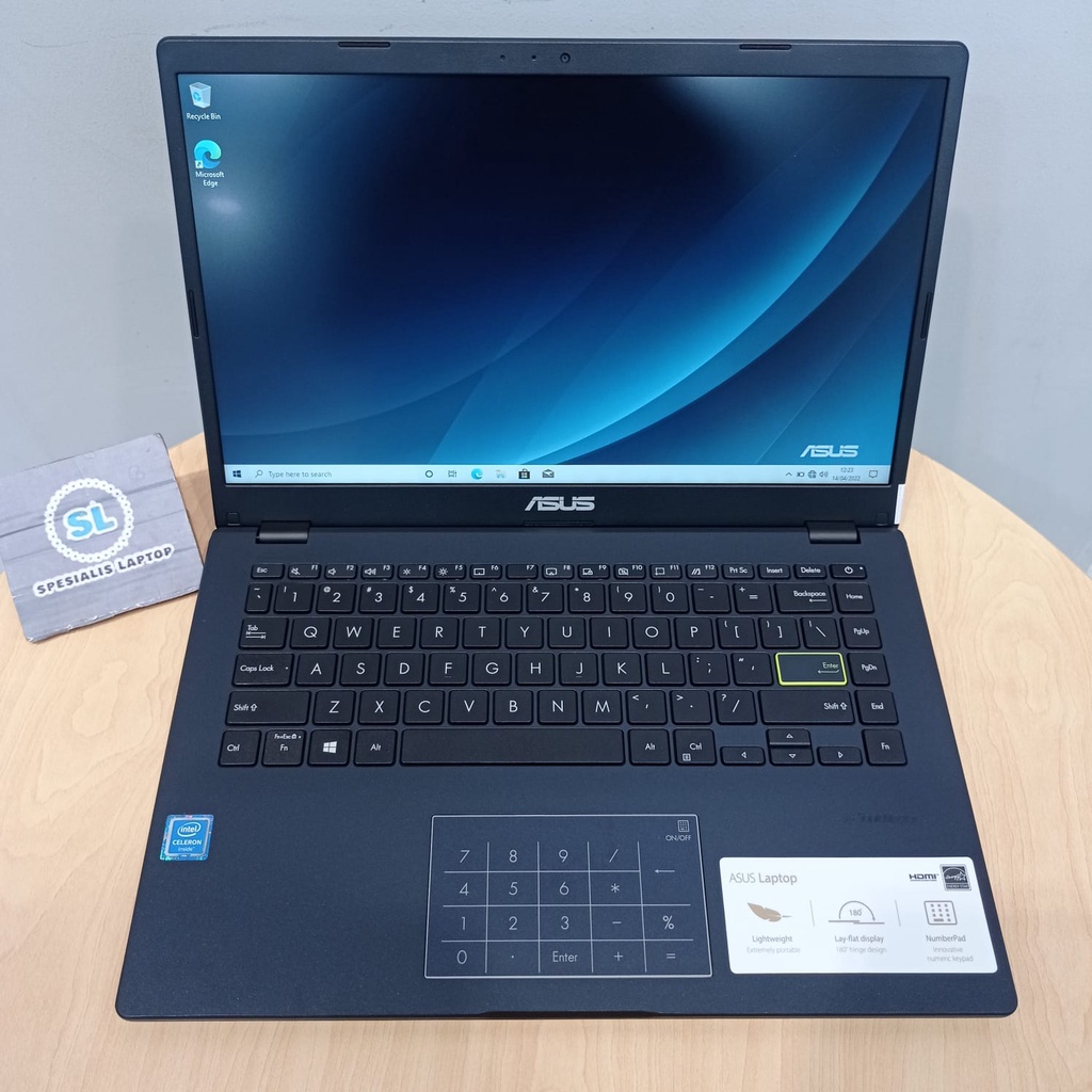 LAPTOP SLIM DESIGN ASUS VIVOBOOK E410MA INTEL N4020 RAM 4GB 512GB SSD WIN10 HOME-3