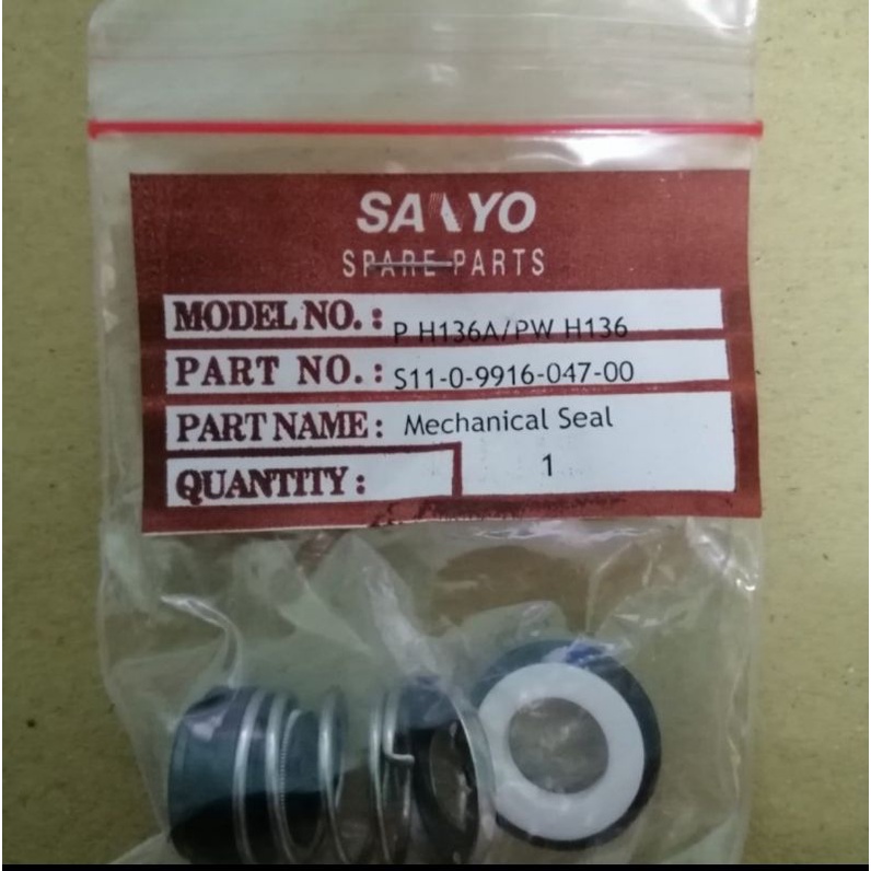 Mechanical Seal pompa air Tipe PH-136 A / PWH-136