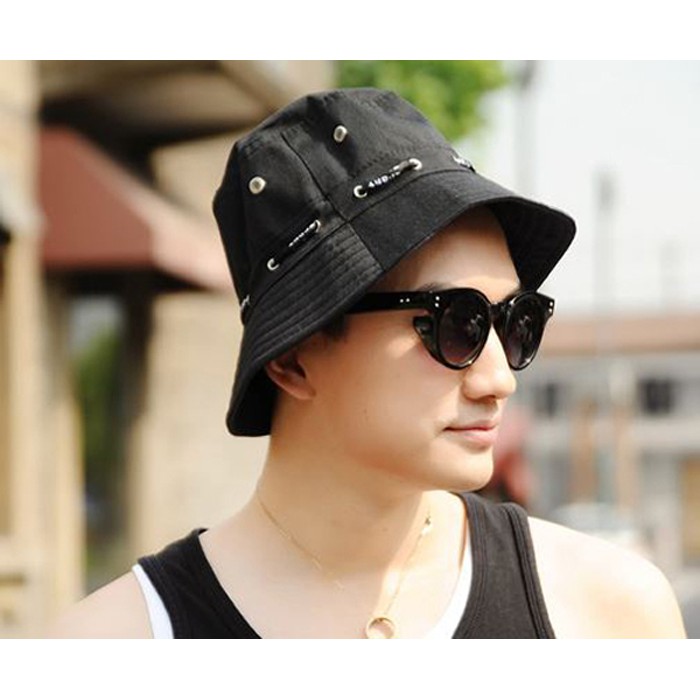 topi pancing bahan kain unisex cowok cewek travel santai (2C3) jto043