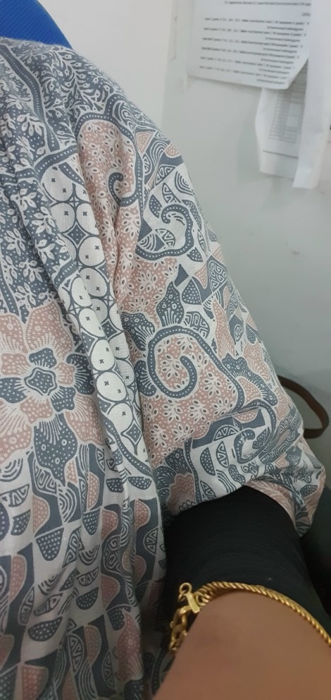 Kalyana Batwing Blus Atasan Wanita #2 Soft Renda Batik Kondangan Casual Kekinian
