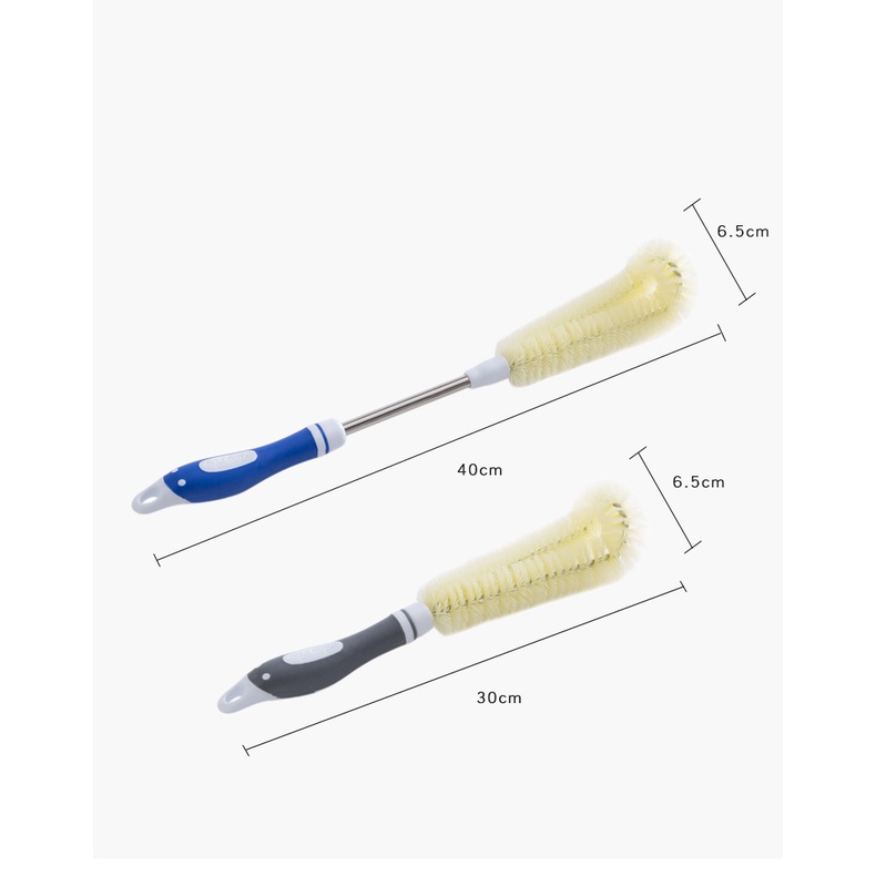 HOVELSHOP Sikat Botol Pembersih Gelas Cangkir Dot Bayi Bottle Brush Gagang Pendek