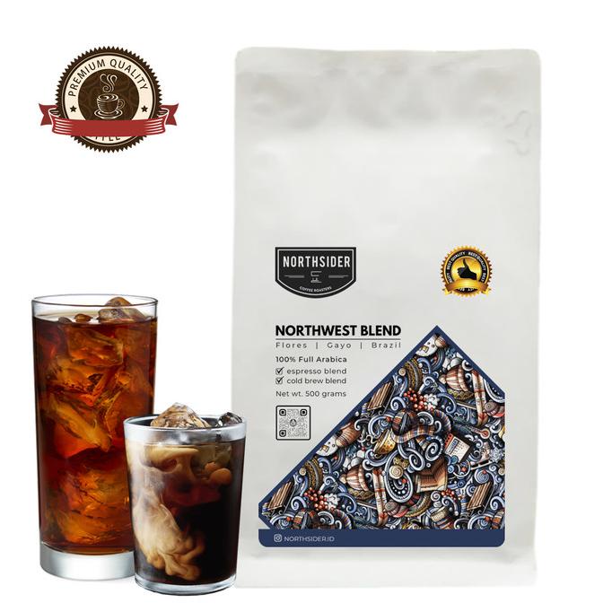 

*#*#*#*#] BIJI KOPI ARABIKA NORTHWEST ESPRESSO BLEND -500GR NORTHSIDER COFFEE