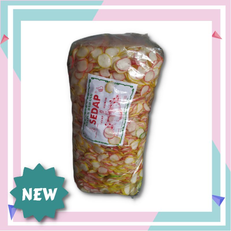 

Kerupuk Bawang Warna Warni 5 Kg