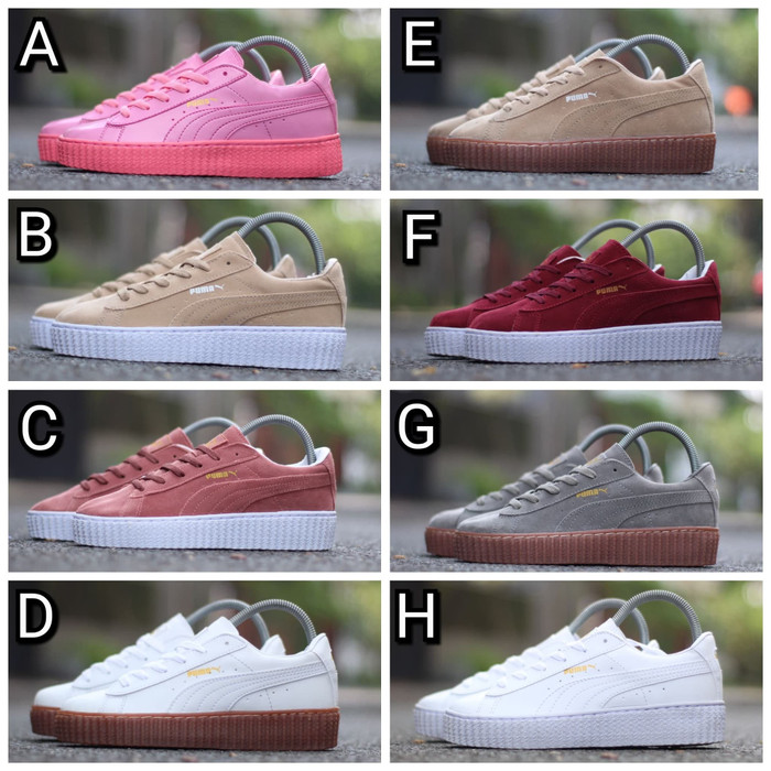 SEPATU PUMA RIHANNA X FENTY FULL WHITE SEPATU PUMA PUTIH RIHANNA