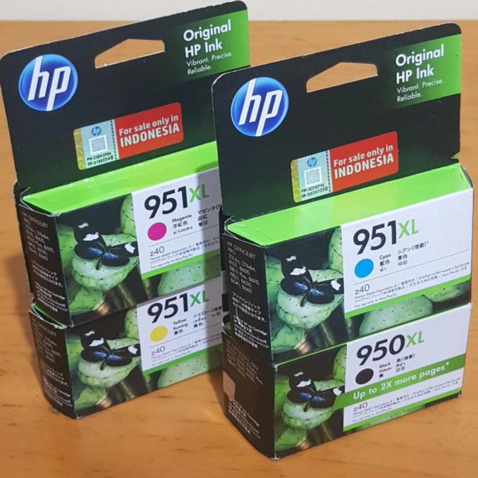 

TINTA HP 950XL BLACK+951XL COLOUR PAKETAN