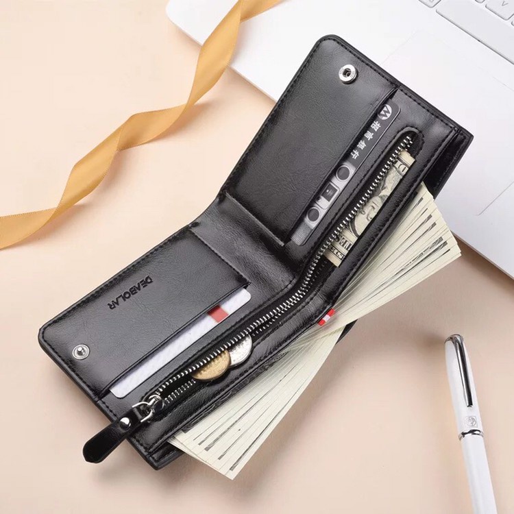 DOMPET PRIA ORIGINAL 100% PENDEK MURAH BAELLERRY BERKUALITAS KEREN S2W1 BRANDED KEKINIAN KULIT POLOS