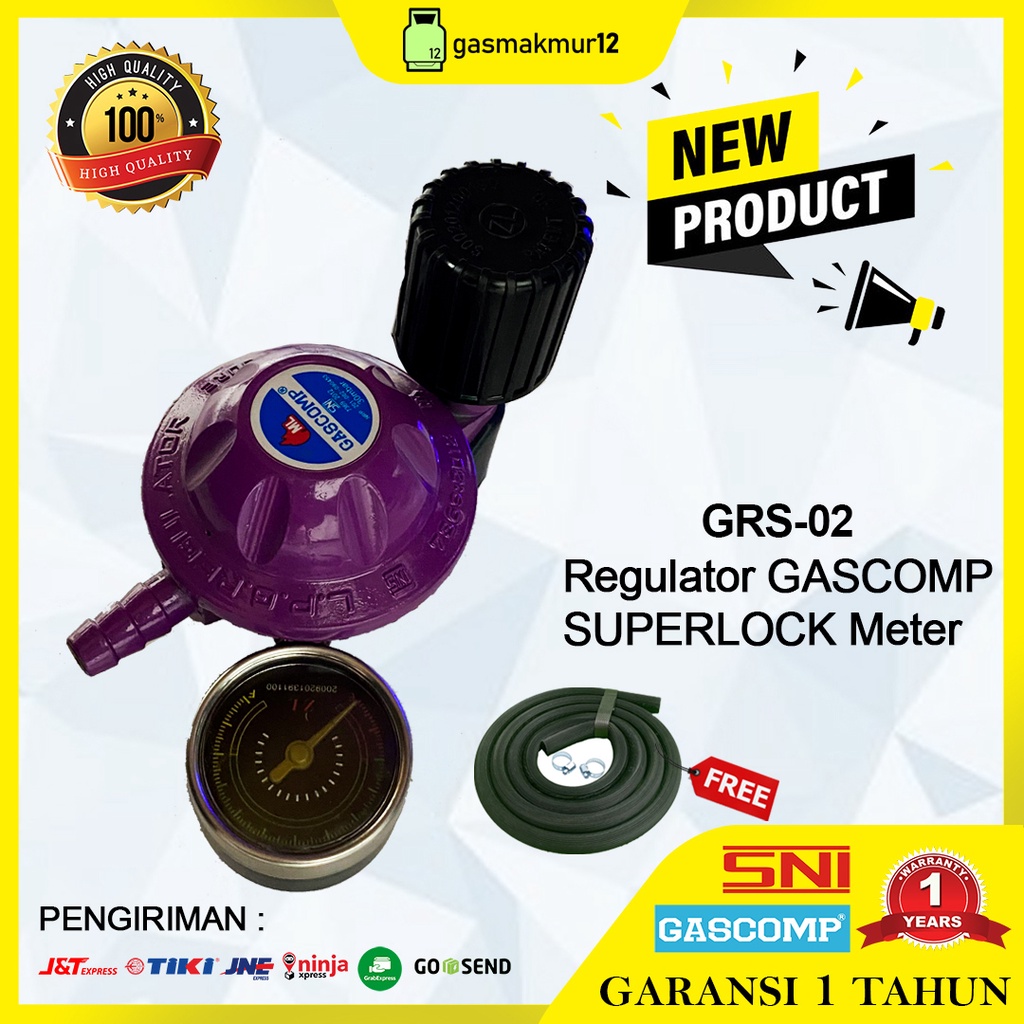 REGULATOR METER SUPERLOCK GASCOMP GRS-02