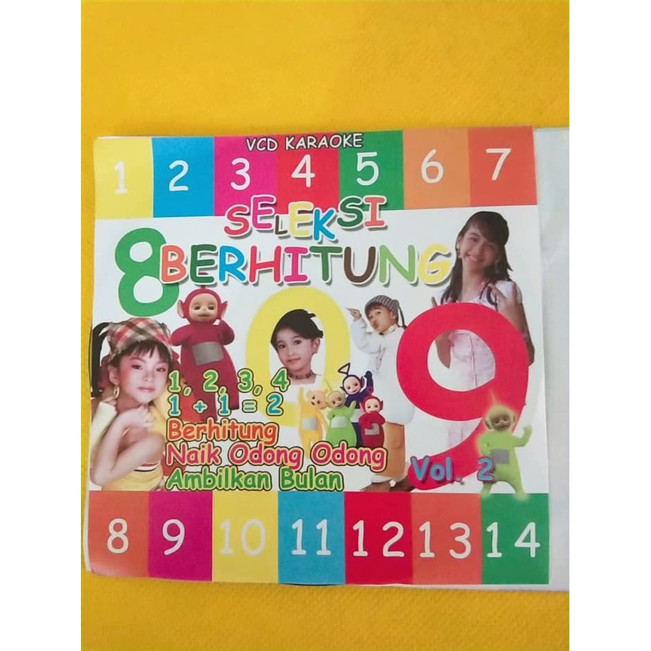 PROMO Terlaris Kaset Video Vcd Lagu Karaoke Anak Anak Belajar Berhitung TERMURAH