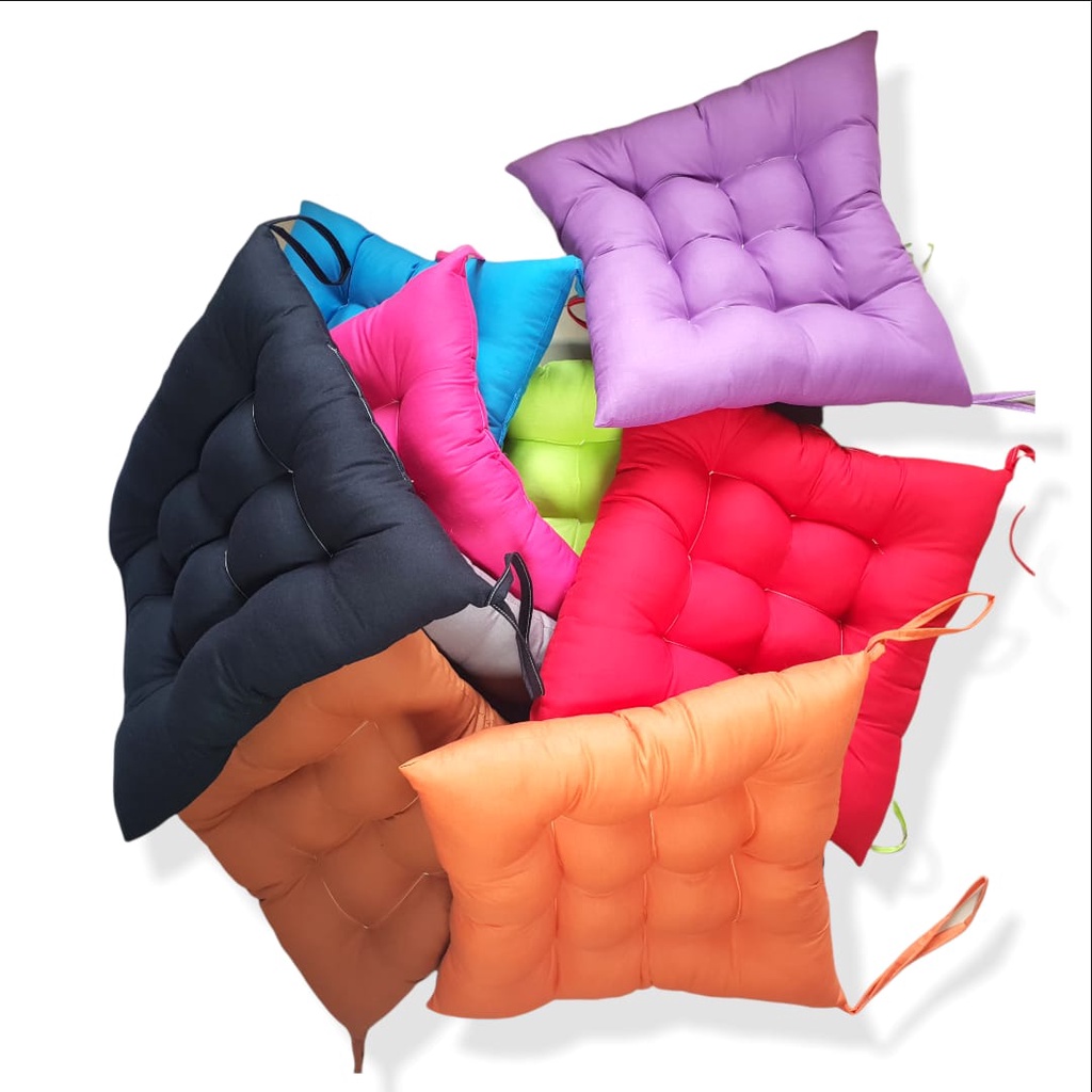 Bantal Alas Duduk Warna/ Bantal Sofa/ Bantal Kursi/ Bantal Lesehan/Bantal Duduk Ibu Hamil/ Bantal Duduk Lantai