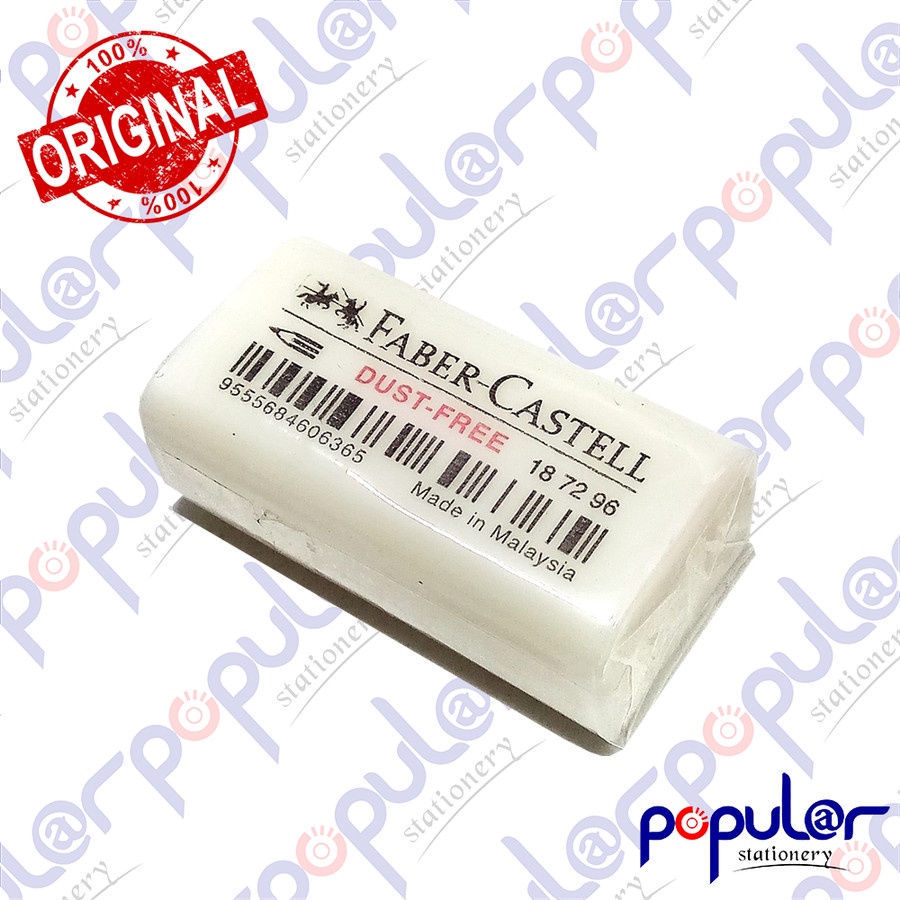 

Penghapus / Eraser Faber Castell Putih Kecil No. 187296