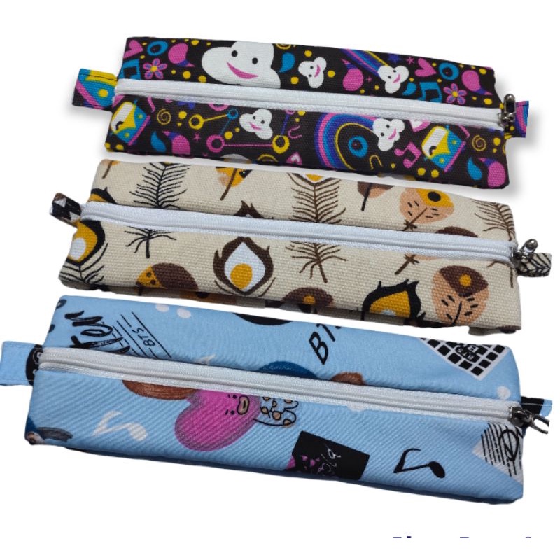 

kotak pensil kain bermotif [BTS]