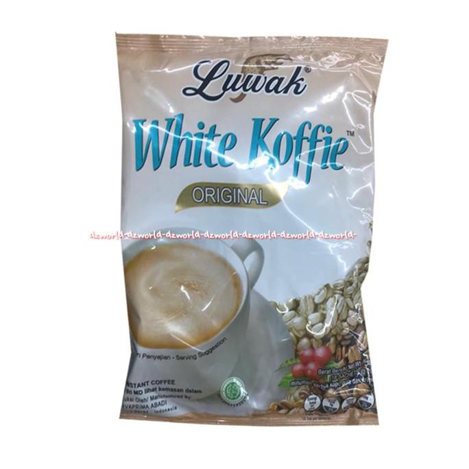 

Lucu Luwak White Coffee Original Kopi Instant Kopi Bubuk Kopi Luwak 20 Scht Terbatas