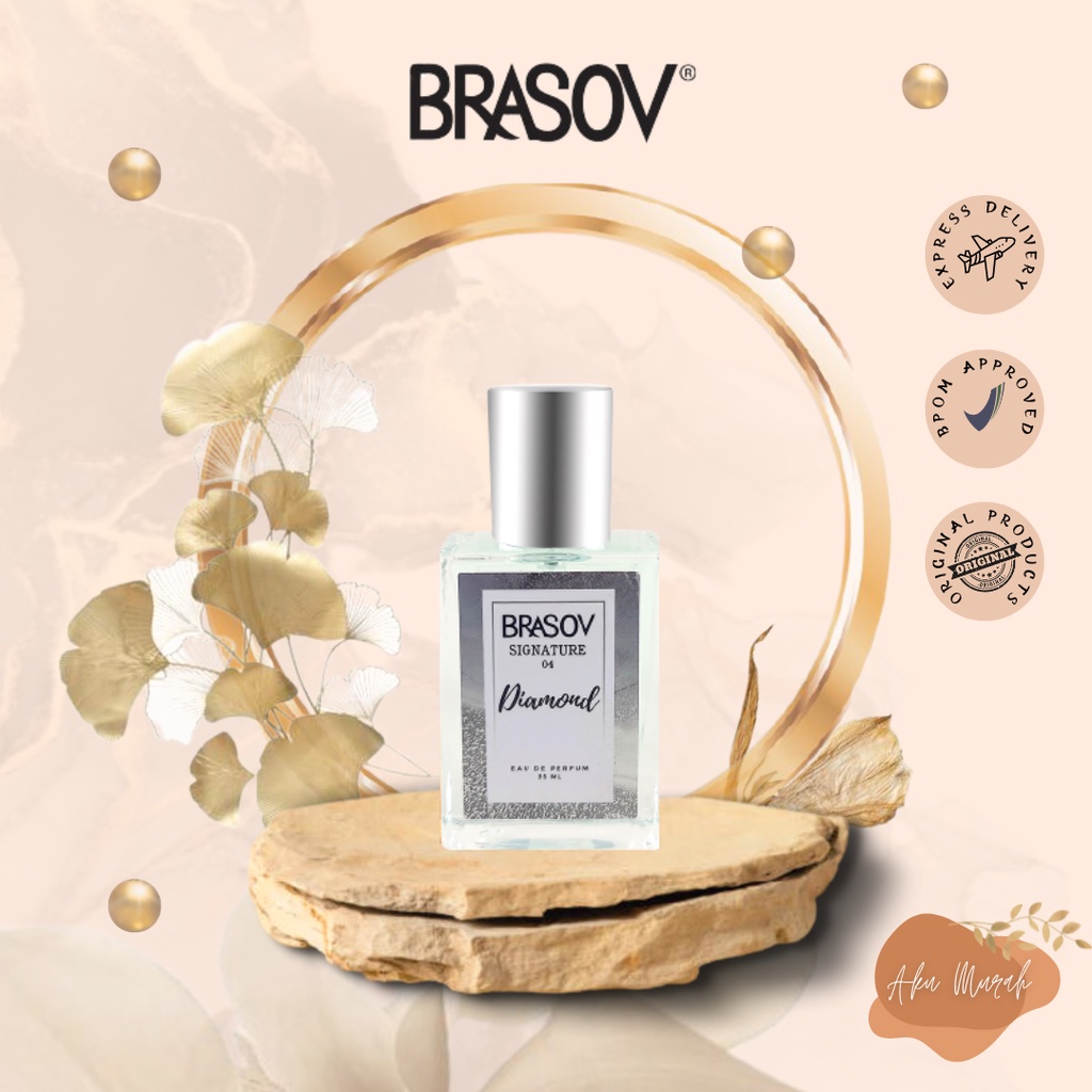 ✨ AKU MURAH ✨ BRASOV Parfum 35 ML Eau De Parfume Signature Parfum Spray BPOM
