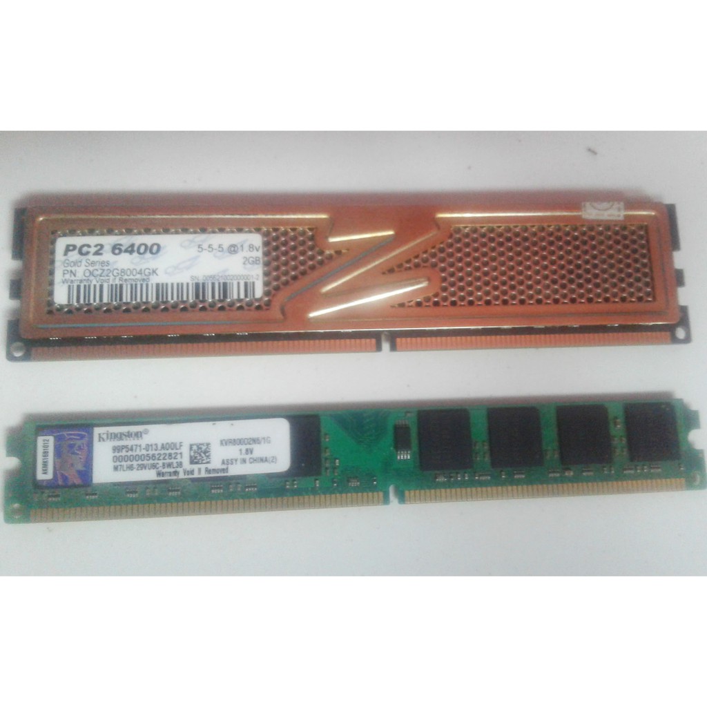 ram 2gb gold series,dan 1gb kingston pc 6400 borong