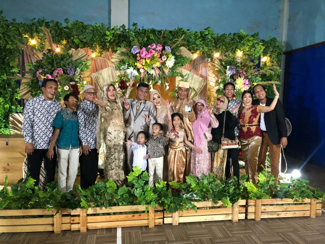 Couple Ayah Anak Batik Unggul Jaya Parang Putih